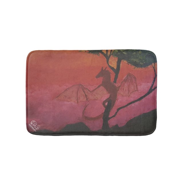 Tapete De Banheiro Imagen de mi obra arte Fantasía y realidad (frente)