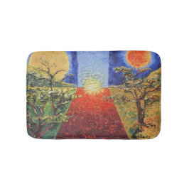 Tapete De Banheiro Imagen de mi obra arte La puesta del sol