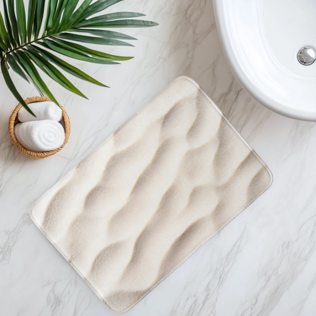 Tapete De Banheiro Imitação de areia de praia (Criador carregado)