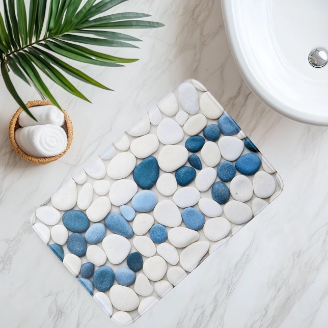 Tapete De Banheiro Imitação de Pebble Caminho Subaquático (Criador carregado)