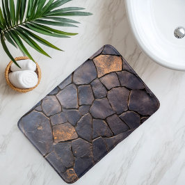 Tapete De Banheiro Imitação do Rock Lava