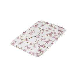 Tapete De Banheiro Impressão da flor de cerejeira de Sakura