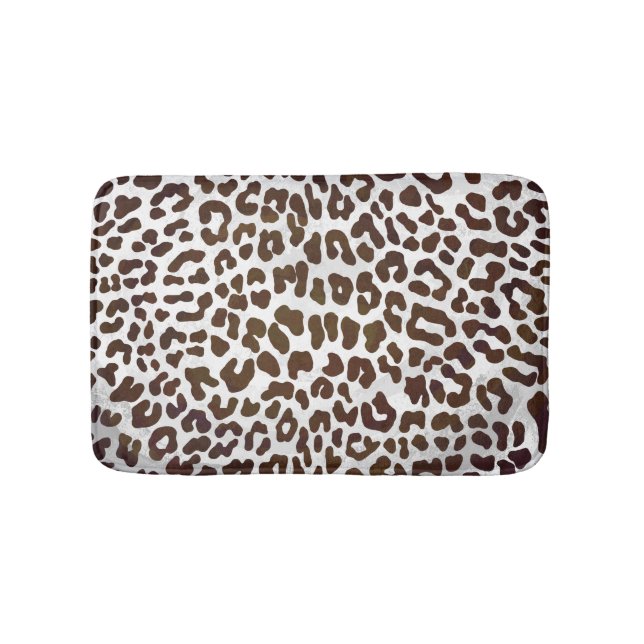Tapete De Banheiro Impressão de Chocolate Leopardo (frente)