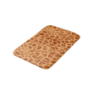 Tapete De Banheiro Impressão de Girafa de Aquarela