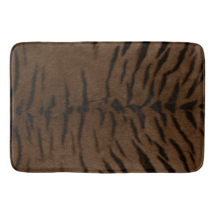 Tapete De Banheiro Impressão de Pele do Tigre-Terra