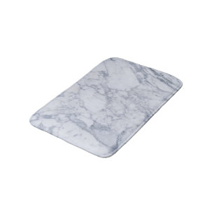 Tapete De Banheiro Impressão de Textura de Pedra Branco Marble