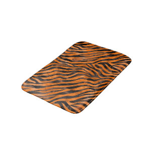 Tapete De Banheiro Impressão de Tigre de Aquarela