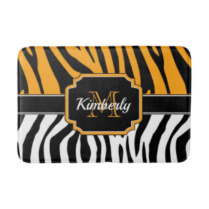 Tapete De Banheiro Impressão de Zebra Cura
