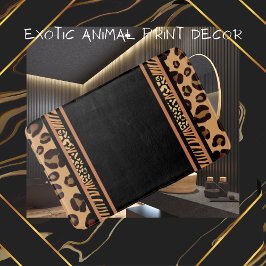 Tapete De Banheiro Impressão em animais leopardo