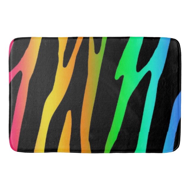 Tapete De Banheiro impressão leopardo (Frente)