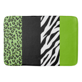 Tapete De Banheiro Impressão Leopardo, Impressão Zebra, Impressão Ani