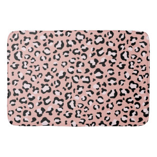 Tapete De Banheiro Impressão Leopardo, Manchas Leopardo, Leopardo Ros