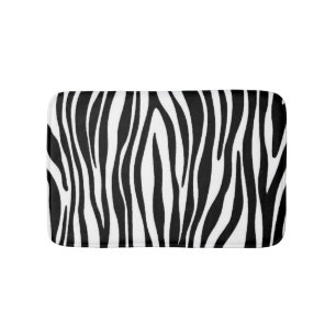 Tapete De Banheiro Impressão Zebra