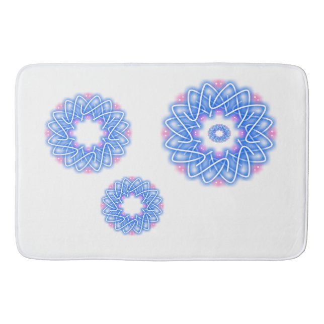 Tapete De Banheiro Impressões caleidoscópio  (Frente)