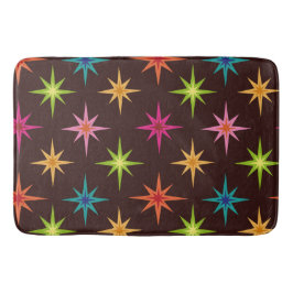 Tapete De Banheiro Impulsos Atômicos Coloridos de Meio século Funky