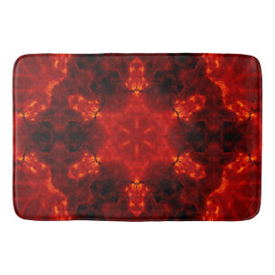 Tapete De Banheiro Inferno Nexus - Arte Caleidoscópica Fiery