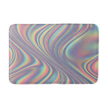 Iridescent Holographic Swirl Texture