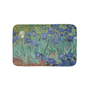 Tapete De Banheiro Íris, Pintura a Óleo Floral, Vincent Van Gogh