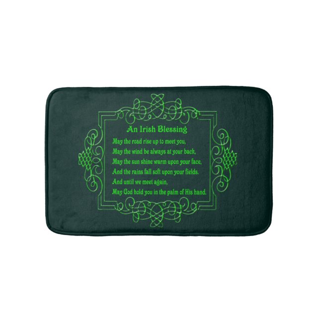 Tapete De Banheiro Irlandês Bath Mat (frente)