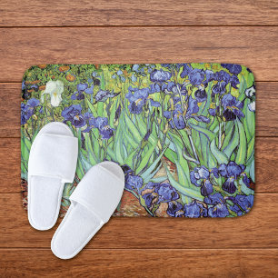 Tapete De Banheiro Irrises no Jardim por Vincent van Gogh
