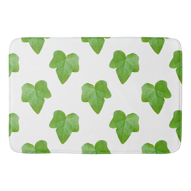 Tapete De Banheiro Ivy Leaf Pattern (Frente)