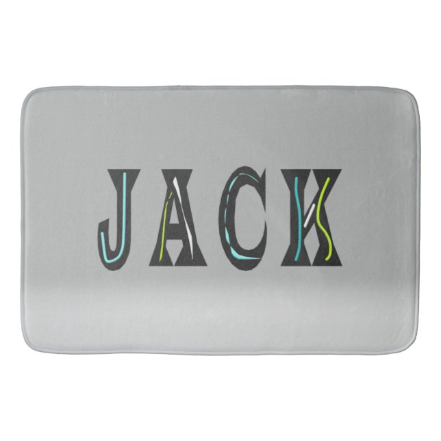 Tapete De Banheiro Jack, o rapaz que é a mesa traseira (Frente)