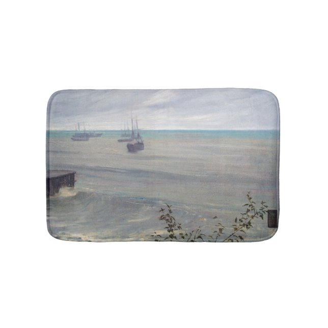 Tapete De Banheiro James Whistler - Sinfonia em Cinzas e Verde (frente)