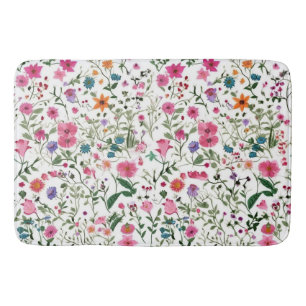 Tapete De Banheiro Jardim de flor selvagem
