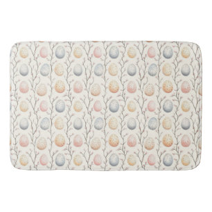 Tapete De Banheiro Jardim de Ovos Pastel - Decoração de Páscoa perfei