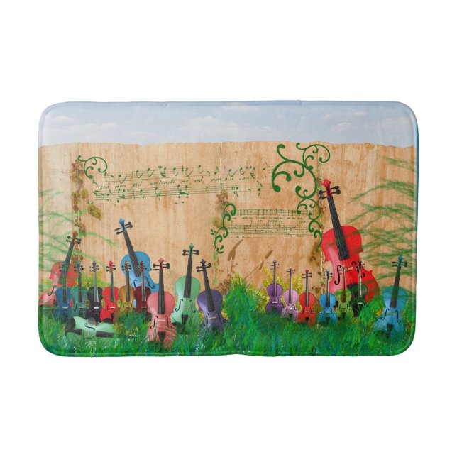 Tapete De Banheiro Jardim do violino (Frente)