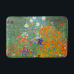Tapete De Banheiro Jardim Flor por Gustav Klimt<br><div class="desc">Visite minha loja para obter design mais interessante e mais opções de cores => zazzle.com/colorfulworld*</div>