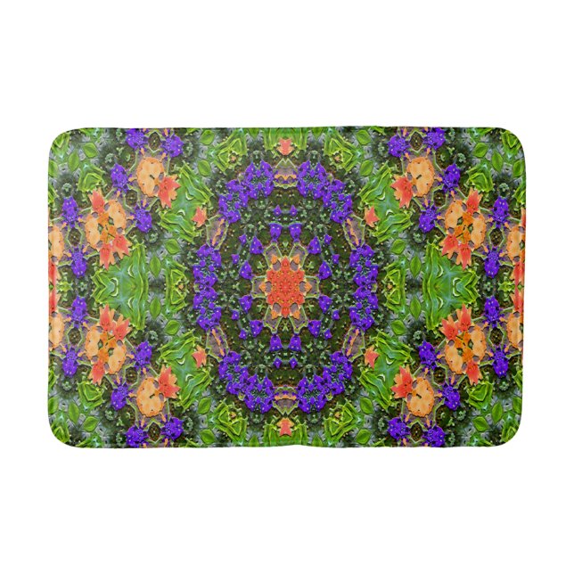 Tapete De Banheiro Jardim Mandala.... (Frente)