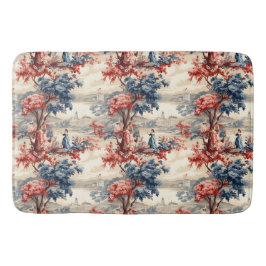Tapete De Banheiro Jardim Toile Americana