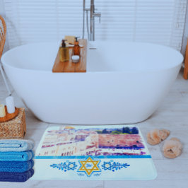 Tapete De Banheiro Jerusalém montada no Templo de Muro Oriental