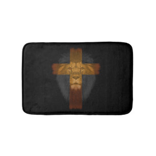 Tapete De Banheiro Jesus Leão de Judah Bath Mat