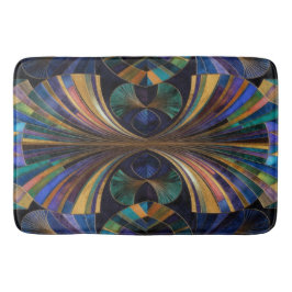 Tapete De Banheiro Jewel Tone Peacock Blue Purple Gold Art Deco