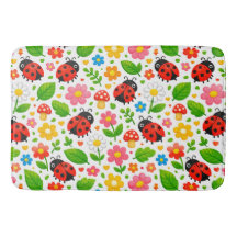 Joaninhas Fofas e Flores para Decoração Infantil