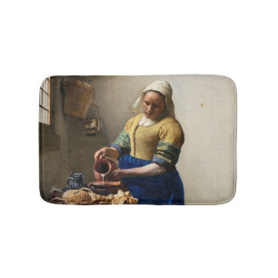 Tapete De Banheiro Johannes Vermeer - A Milkmaid