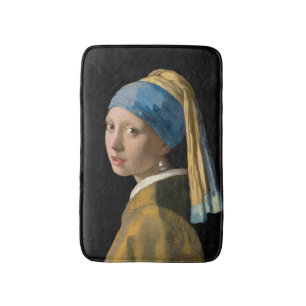Tapete De Banheiro Johannes Vermeer - Rapariga com um Ouriço de Pérol