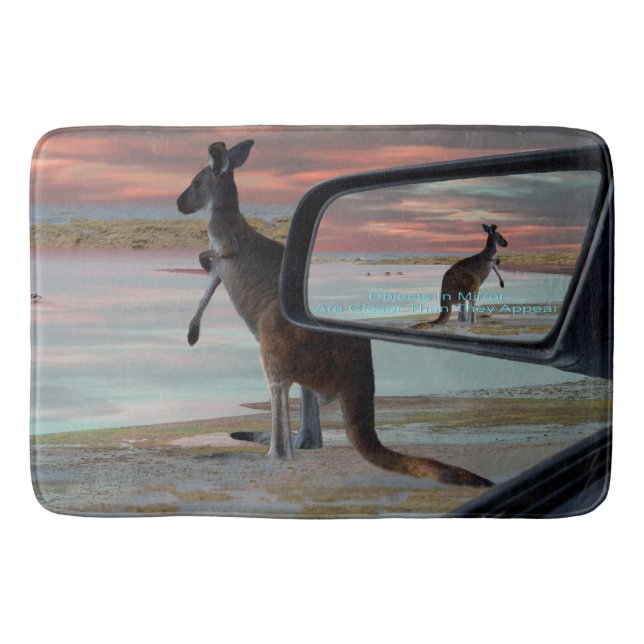 Tapete De Banheiro Kangaroo Seeft Breezes Illusion Art, (Frente)