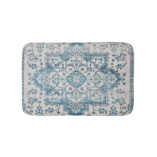 Tapete De Banheiro Kashan Poshti Impressão do Rug Persa Central