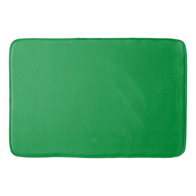 Tapete De Banheiro Kelly Green: Cor sólida (Frente)