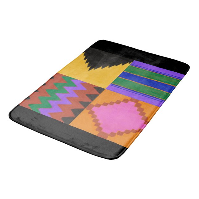 Tapete De Banheiro Kente (Angulado)
