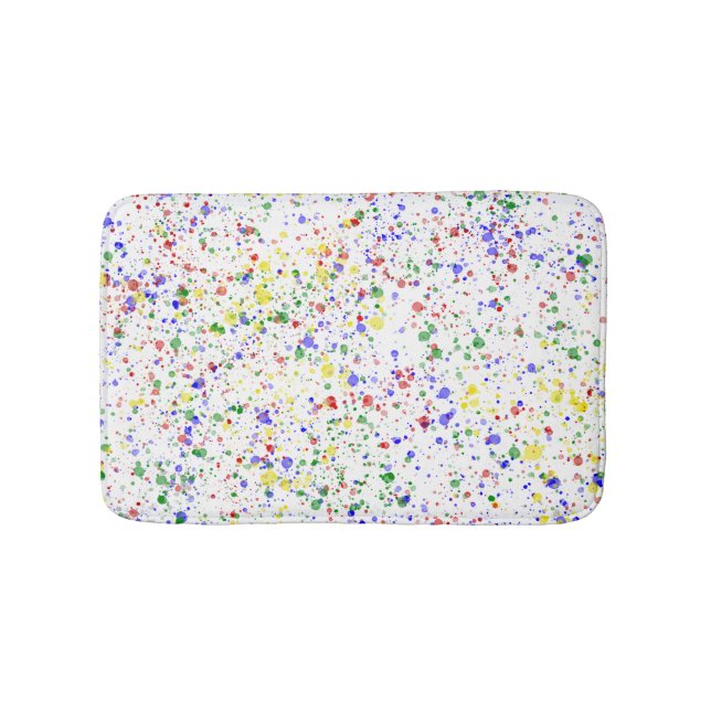 Tapete De Banheiro KiniArt Paint Splattered (frente)