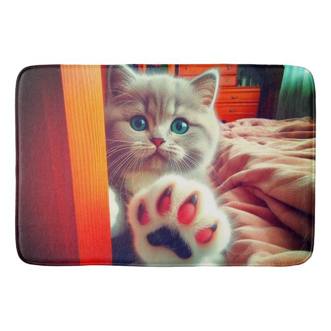 Tapete De Banheiro Kitten (Frente)