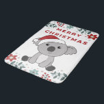 Tapete De Banheiro Koala Christmas Snow Winter Animais Koalas Bath Mã<br><div class="desc">O coala de Natal com luzes de fadas. Animais engraçados com presentes e neve nas férias. Também é engraçado para o natal em julho. Os coalas são animais bonitos e perfeitos para o Natal.</div>
