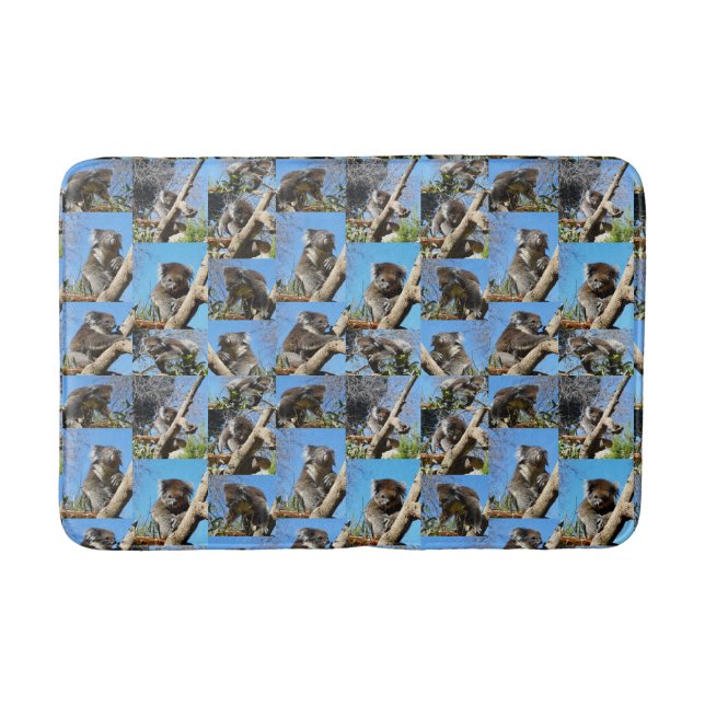 Tapete De Banheiro "Koala Wonders: Uma Colagem Fotográfica Encantador (Frente)