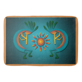 Tapete De Banheiro Kokopelli Sun Sudoeste Turquoise Bath Mat