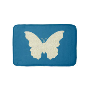 Tapete De Banheiro Lace Butterfly Mat
