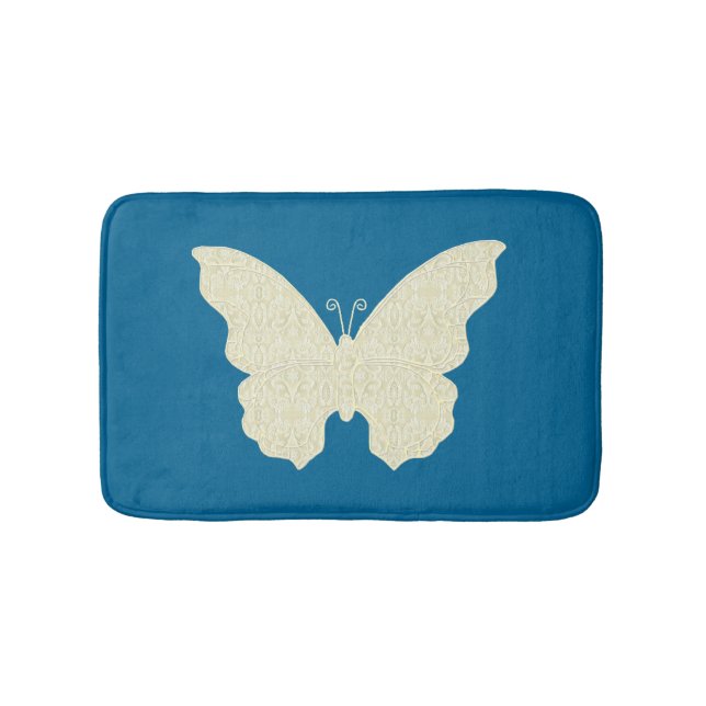 Tapete De Banheiro Lace Butterfly Mat (frente)